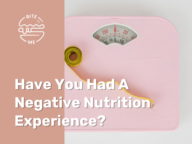 Negative Nutrition Experiences
