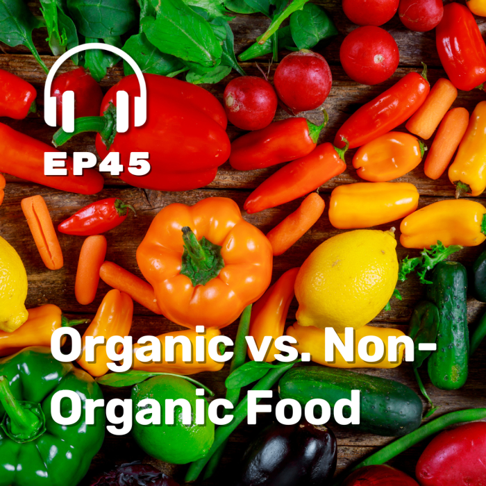 Ep. 45 Organic vs. Non-Organic